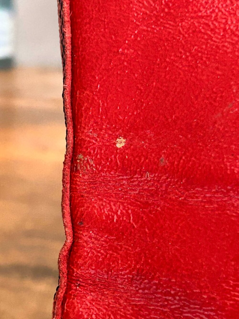 Vintage Dr. Martens 1914 Made In England Red 14-Eye Boots Size UK7/USW9 - Picture 6 of 15